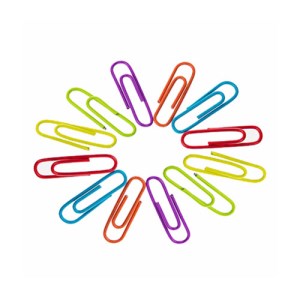 کلیپس کاغذ رنگی