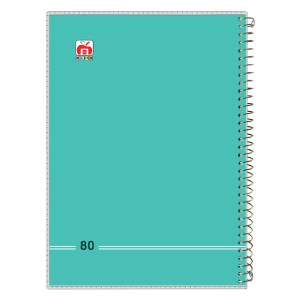 آلما-دفتر80سیمی طلقی ساده7884-7815