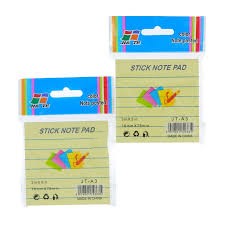 پستیت76*76الوان100برگ خط دار