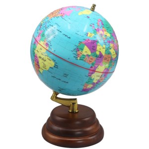 ایده-کره گردون پایه چوبی109ساعتدار