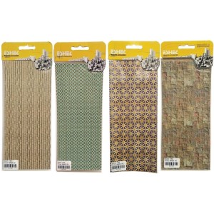 اشل-زیپاتون بافت چوبی قهوه ای1/50