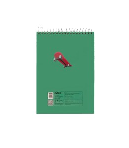 پیل-دفتریادداشت80برگ جلد سخت12*21سیم بالا