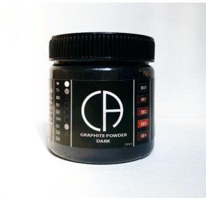 کلارک-پودر گرافیتG3مشکی تیره چرب250میل