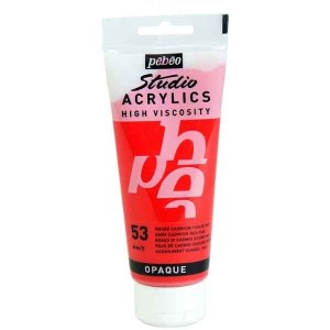 Pbo-اکرولیک100میل-53Drak Cadmium Red