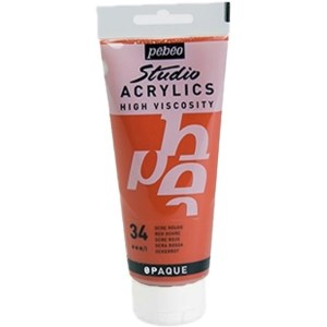 Pbo-اکرولیک100میل-34Red Ochre