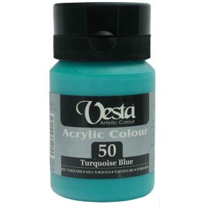 وستا-اکرولیک250-50فیروزه ای