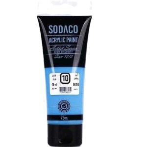 سوداکو-اکرولیک تیوپ ساده75میل سری آرتیست-آبی روشن8310