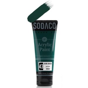 سوداکو-اکرولیک تیوپ ساده75میل سری آرتیست-سبز سیر8343