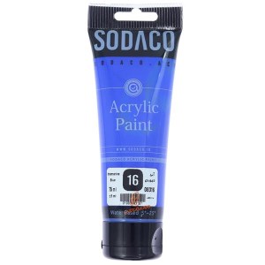 سوداکو-اکرولیک تیوپ ساده75میل سری آرتیست-آبی لاجوردی8316