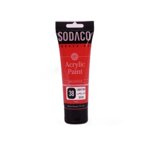 سوداکو-اکرولیک تیوپ ساده75میل سری آرتیست-قرمز روشن8338