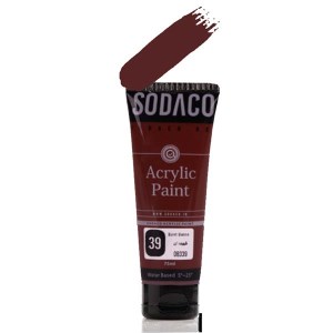 سوداکو-اکرولیک تیوپ ساده75میل سری آرتیست-قهوه ای سینا8339