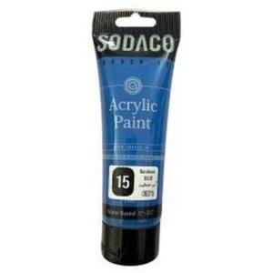 سوداکو-اکرولیک تیوپ ساده75میل سری آرتیست-آبی8392