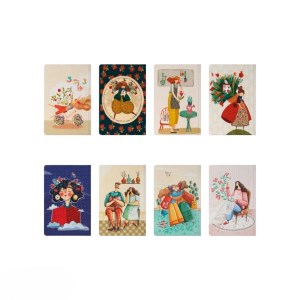 مسترنوت-دفتر طراحی رقعی100برگ15*21کاغذ نخودی کد465