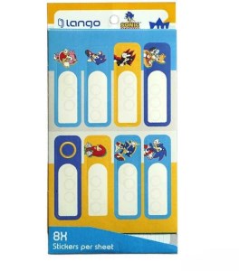 لانگو-برچسب اسم فانتزی4برگی طرح سونیک