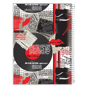 آلما-دفتر200سیمی طلقیA4-7272