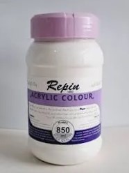 ریپن اکرولیک تکرنگ850گرمی سفید