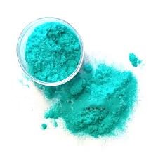 پودرمخمل50گرمی فیروزه ای