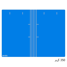 پوشه کلاسیک5خط350گرم آبی