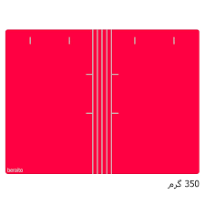 پوشه کلاسیک5خط350گرم قرمز