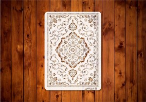 شابلون فرش کد n31b ابعاد: 100*70