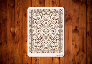 شابلون فرش کد n28c ابعاد: 60*80