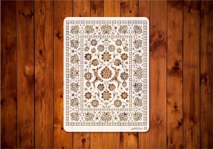 شابلون فرش کد n28a ابعاد: 60*80