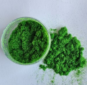 پودر مخمل25گرم قوطی درب دار-سبز سیدی