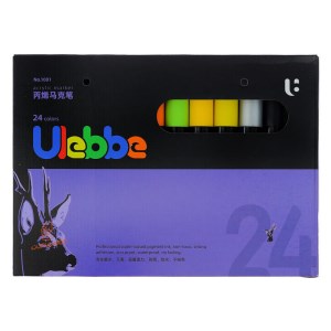 ماژیک اکرولیک ست 24رنگulebbe
