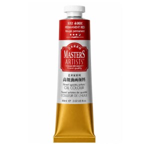 رنگ روغن ۶۰ میل مستر ماریس Permanent Red ۳۳۲