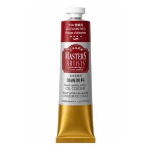 رنگ روغن ۶۰ میل مستر ماریس Alizarin Red ۳۳۴