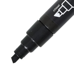 ماژیک اکرولیک مشکی سرتخت